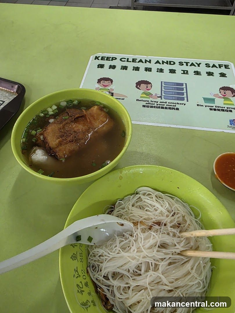 Food at a hawker stall
