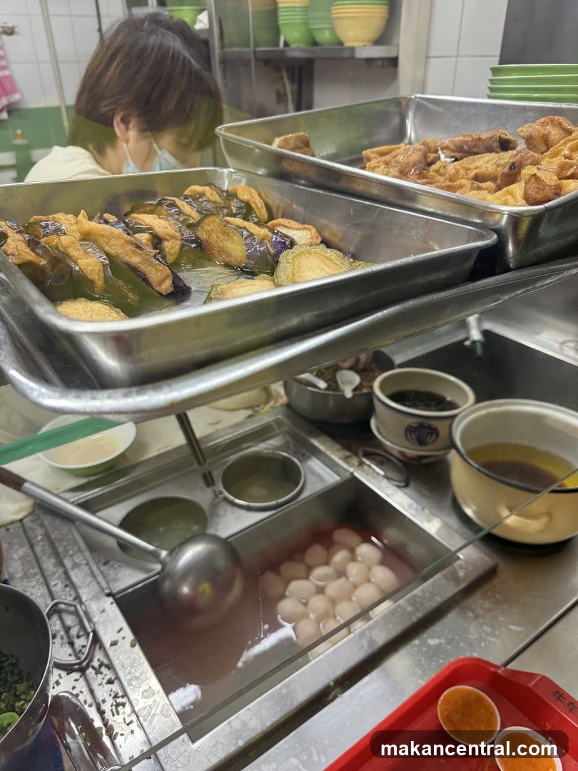 Food stall interior
