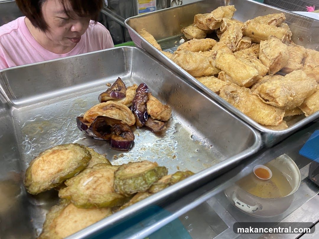 Food stall interior