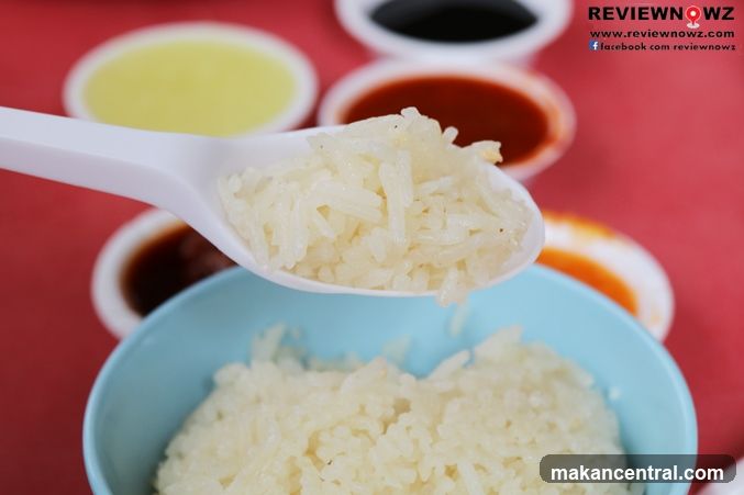 Rice with sauces