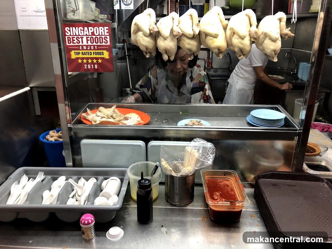 Food stall interior