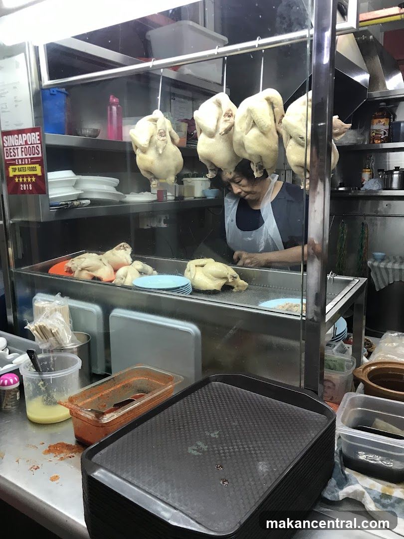 Food stall interior