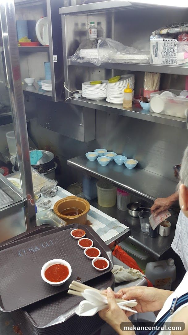 Food stall interior