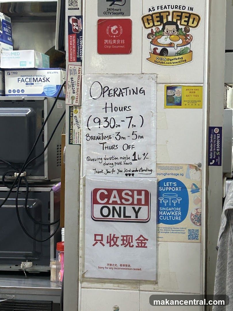 Shop Front Signage and Operating Information