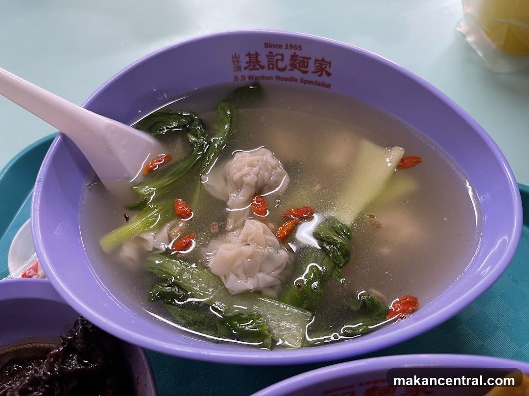 Wonton Soup at Ji Ji Wonton Noodle Specialist