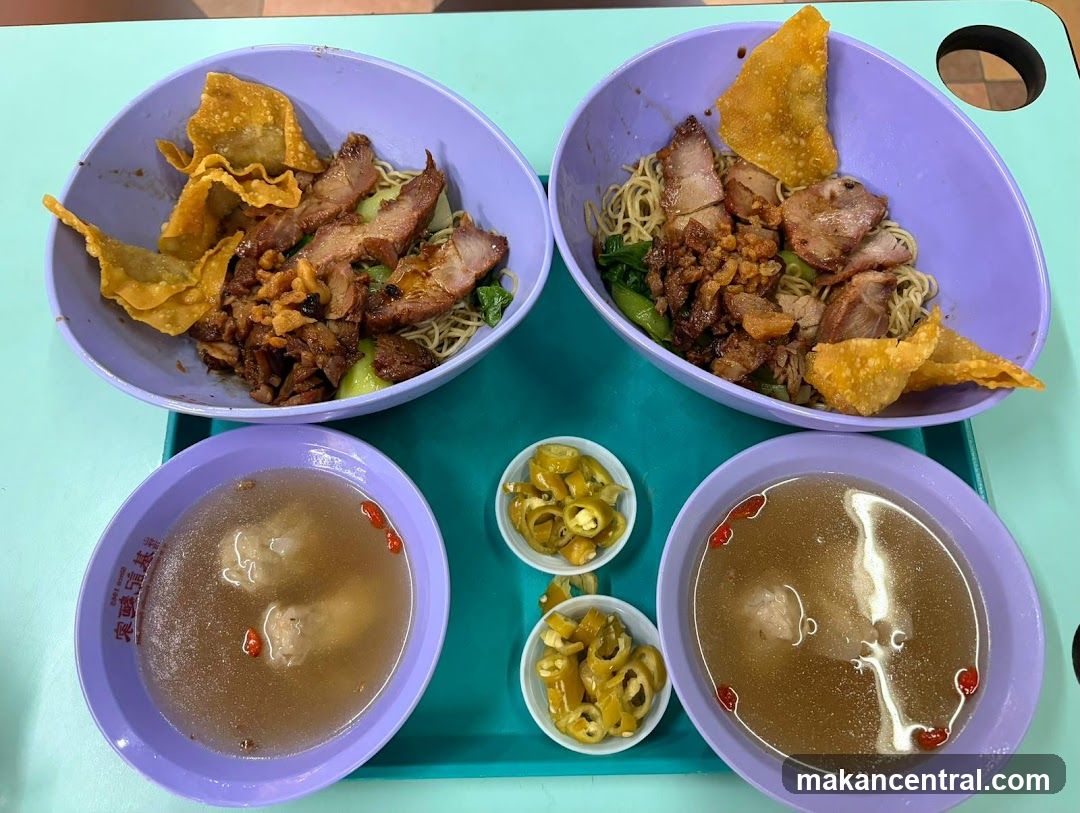 Food served on tray