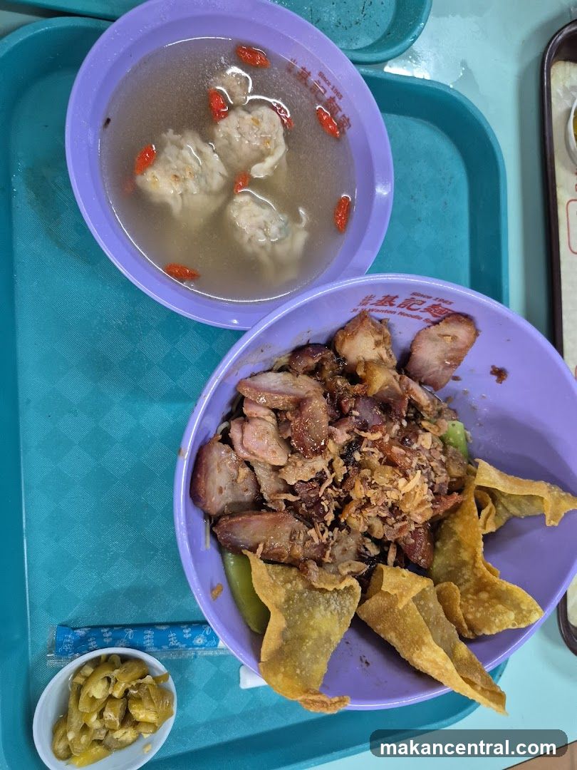 Food served on tray