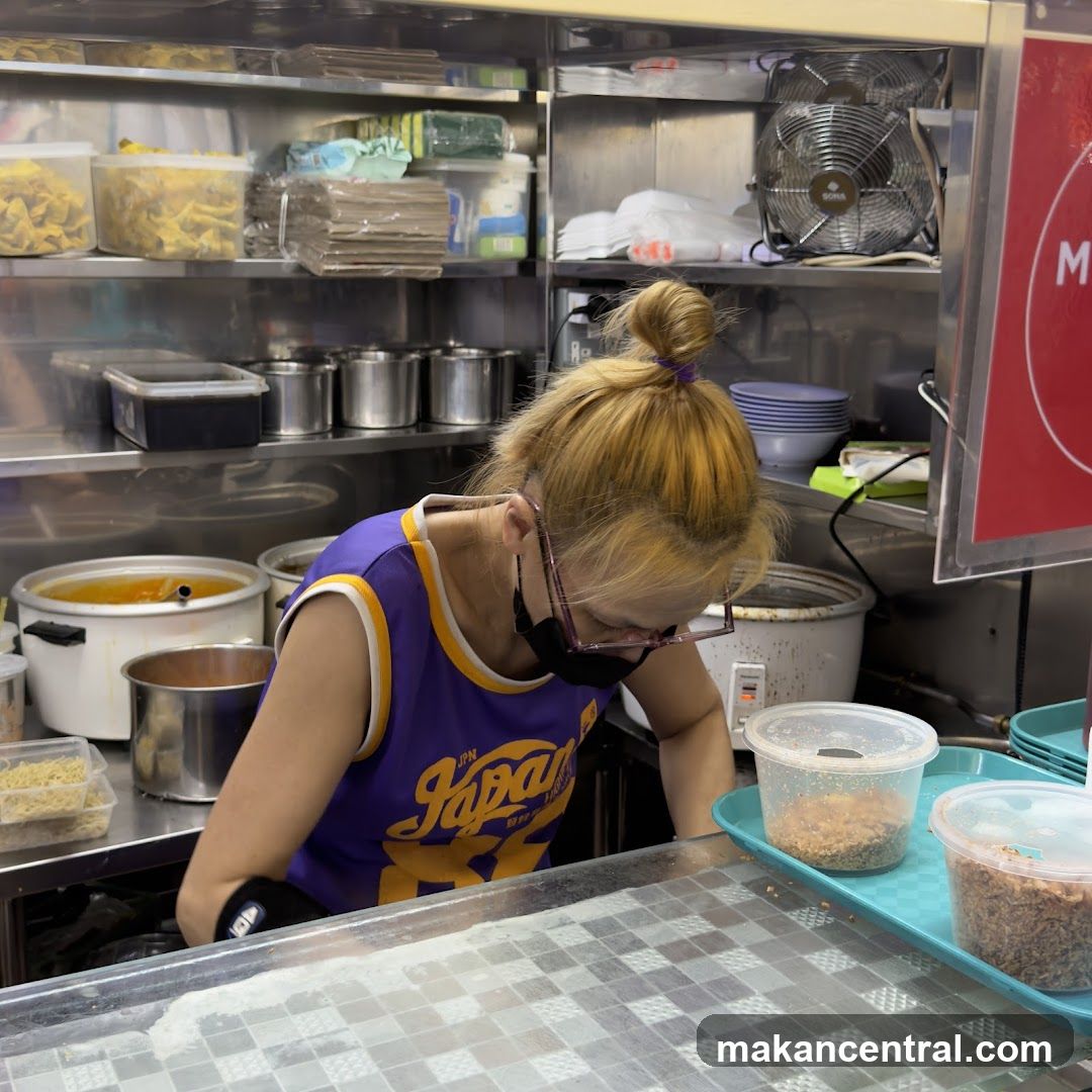 Food stall interior