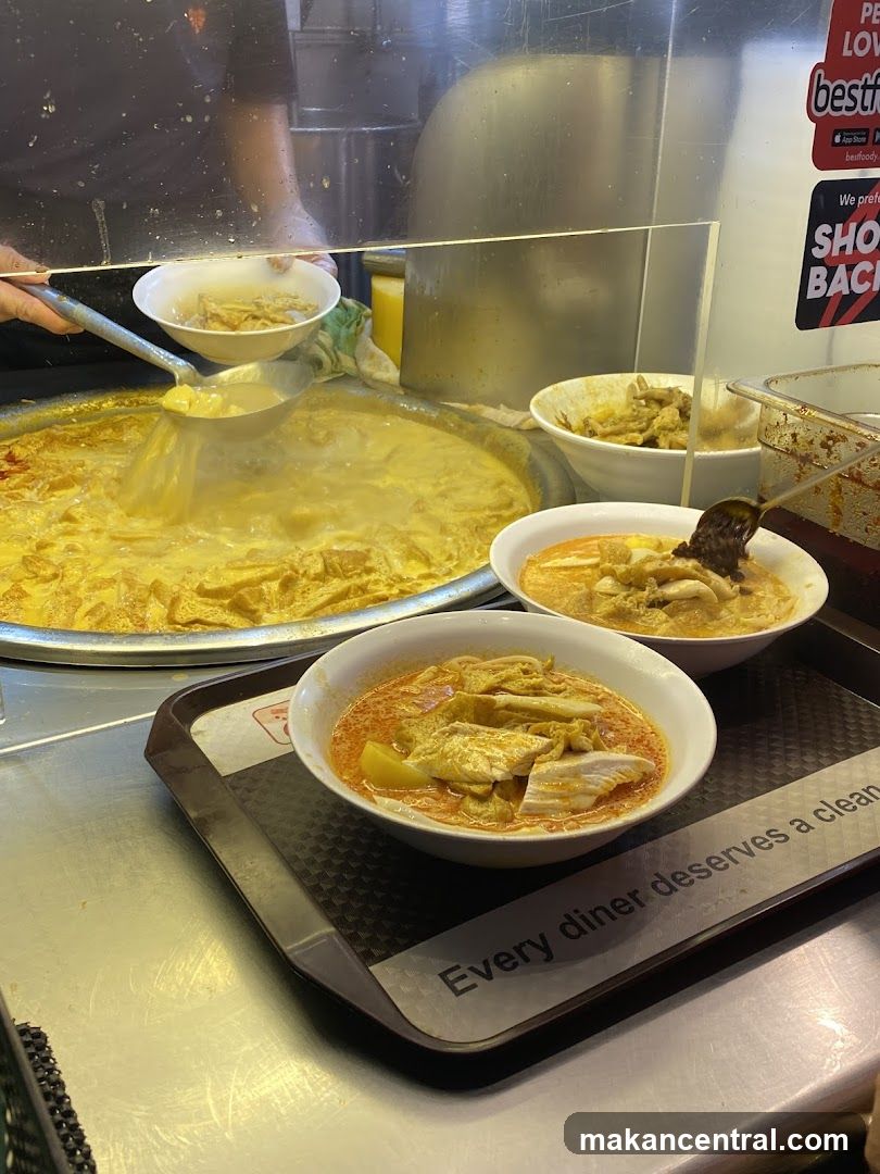 Food stall interior