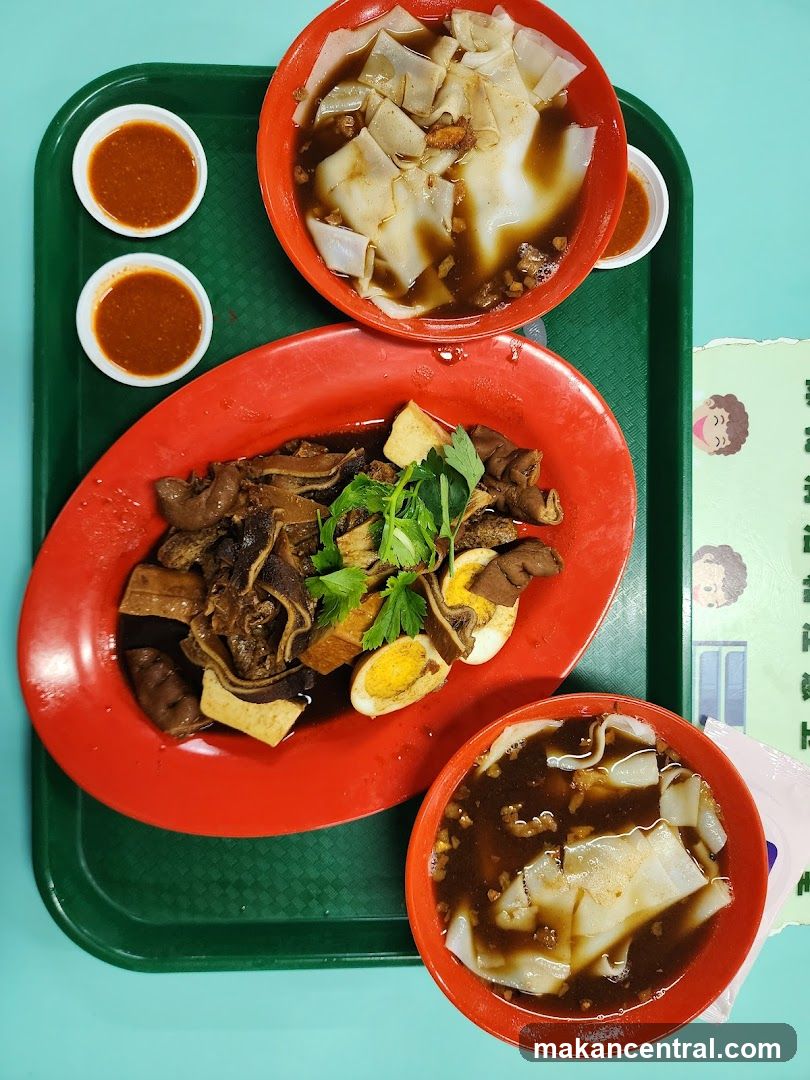 Food Tray with Dishes