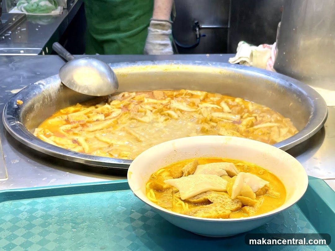 Food stall interior