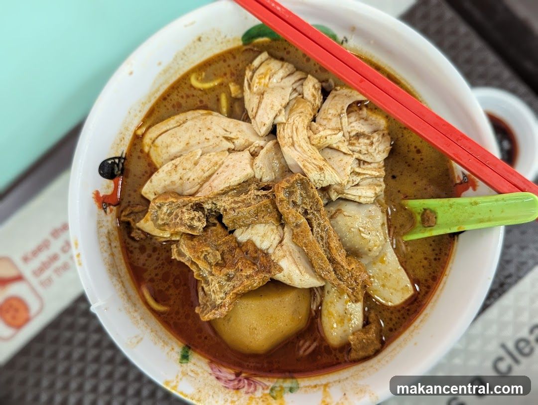 Close-up of noodle dish
