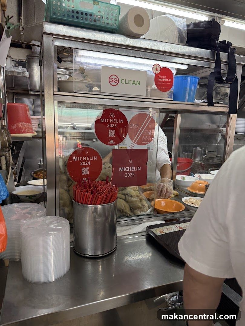 Food stall interior