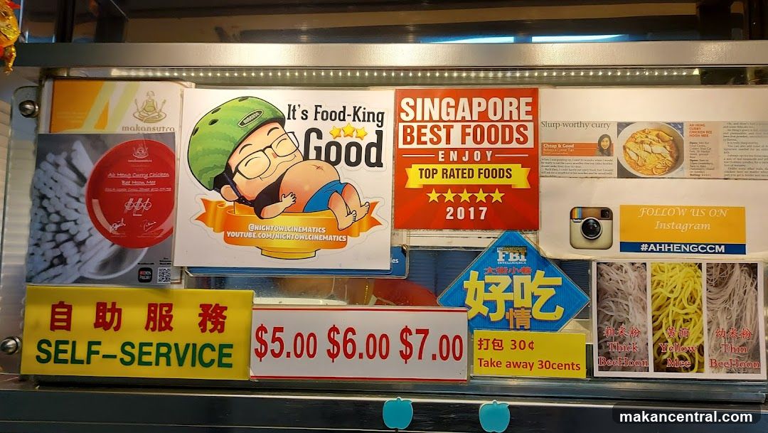 Self-Service Food Stall Signage