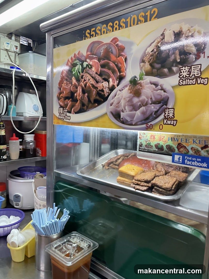 Food stall interior