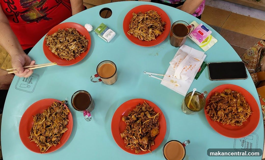 Dining Table with Food and Drinks