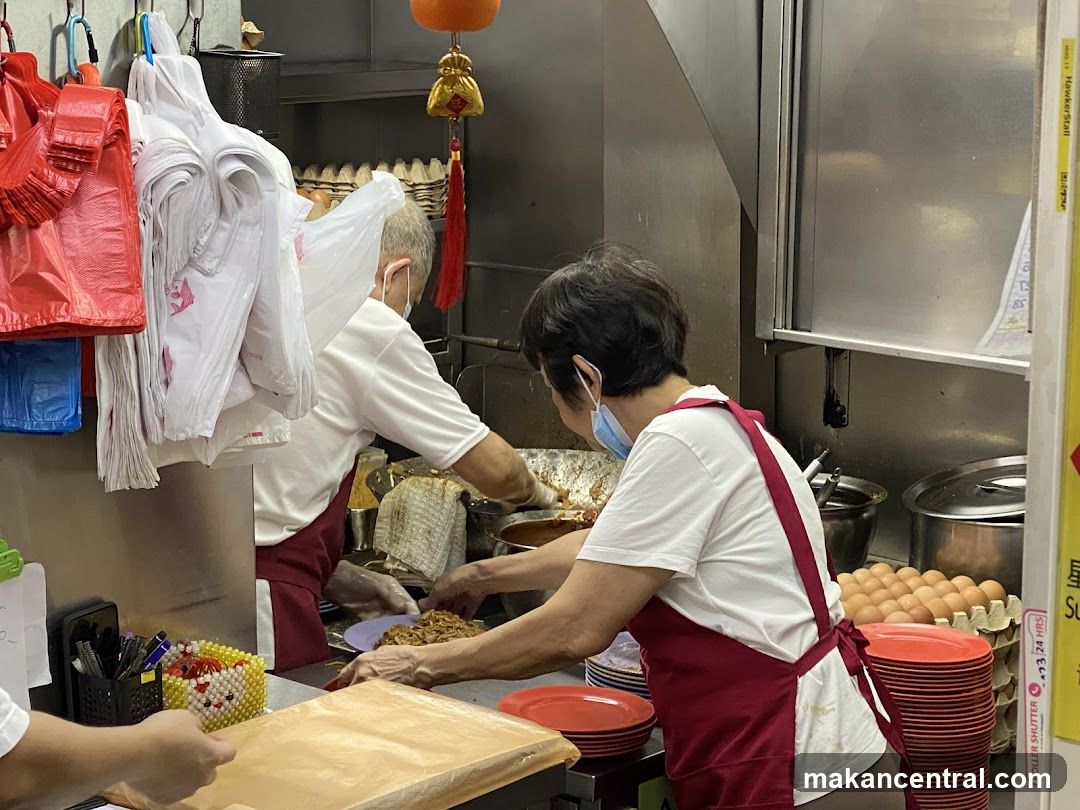 Food stall interior