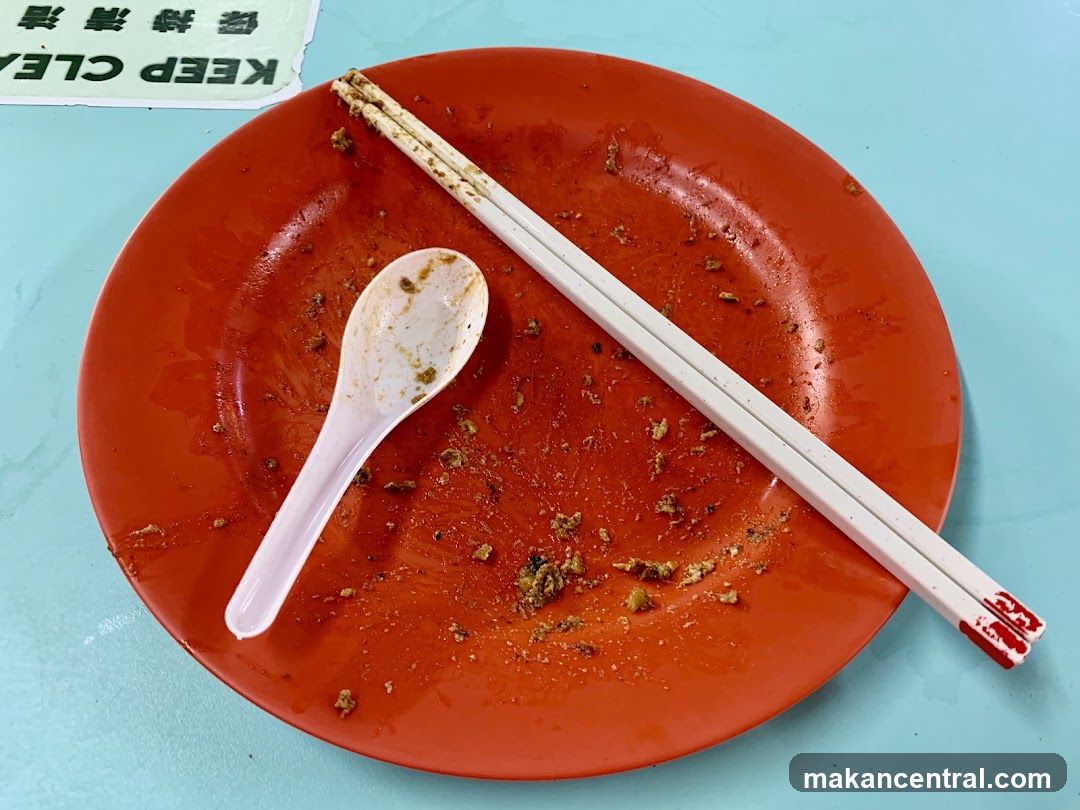 Empty Plate with Utensils