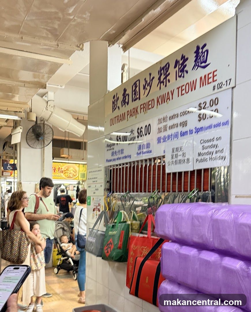 Outram Park Fried Kway Teow Mee Shop Interior