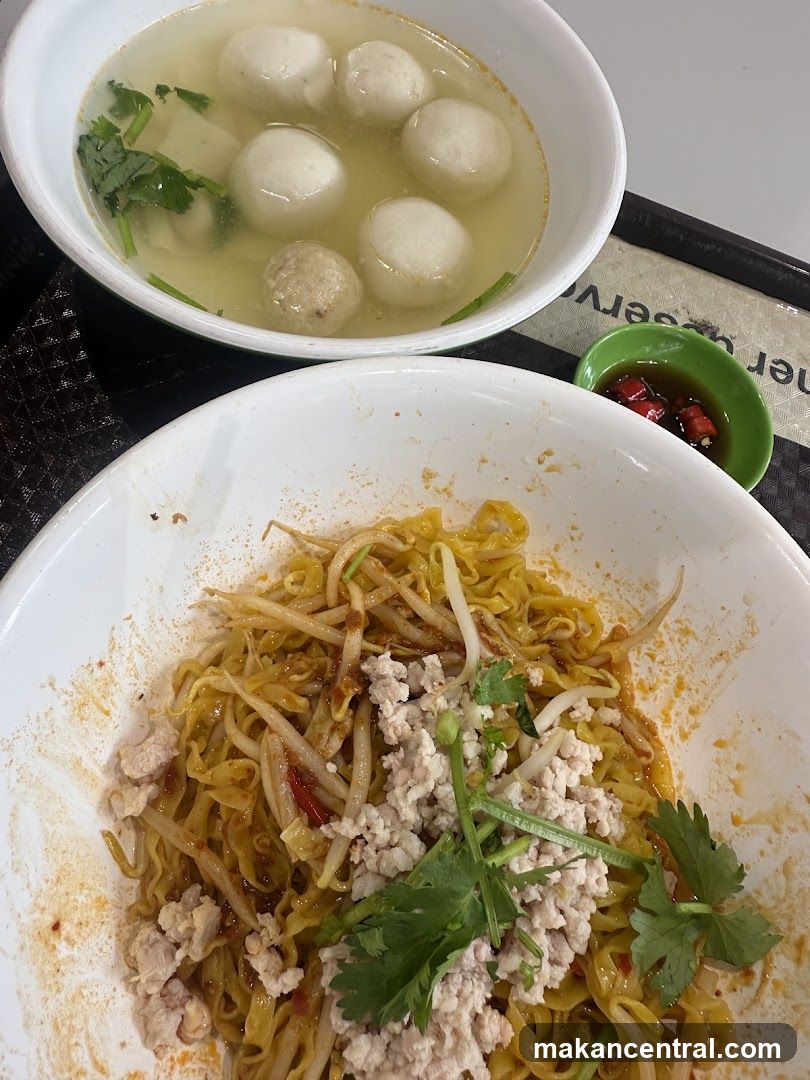 Food Items on Table