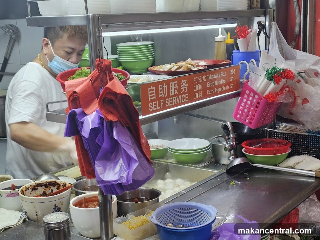 Food stall interior