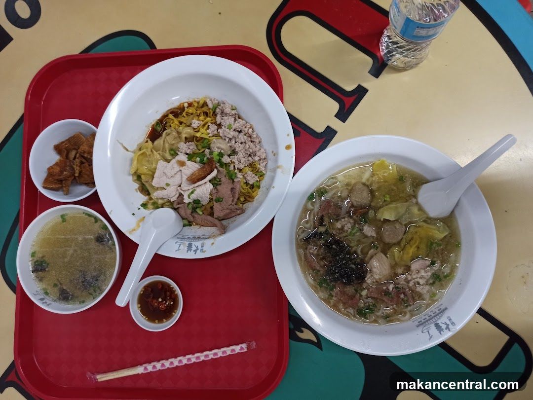 Food served at a stall