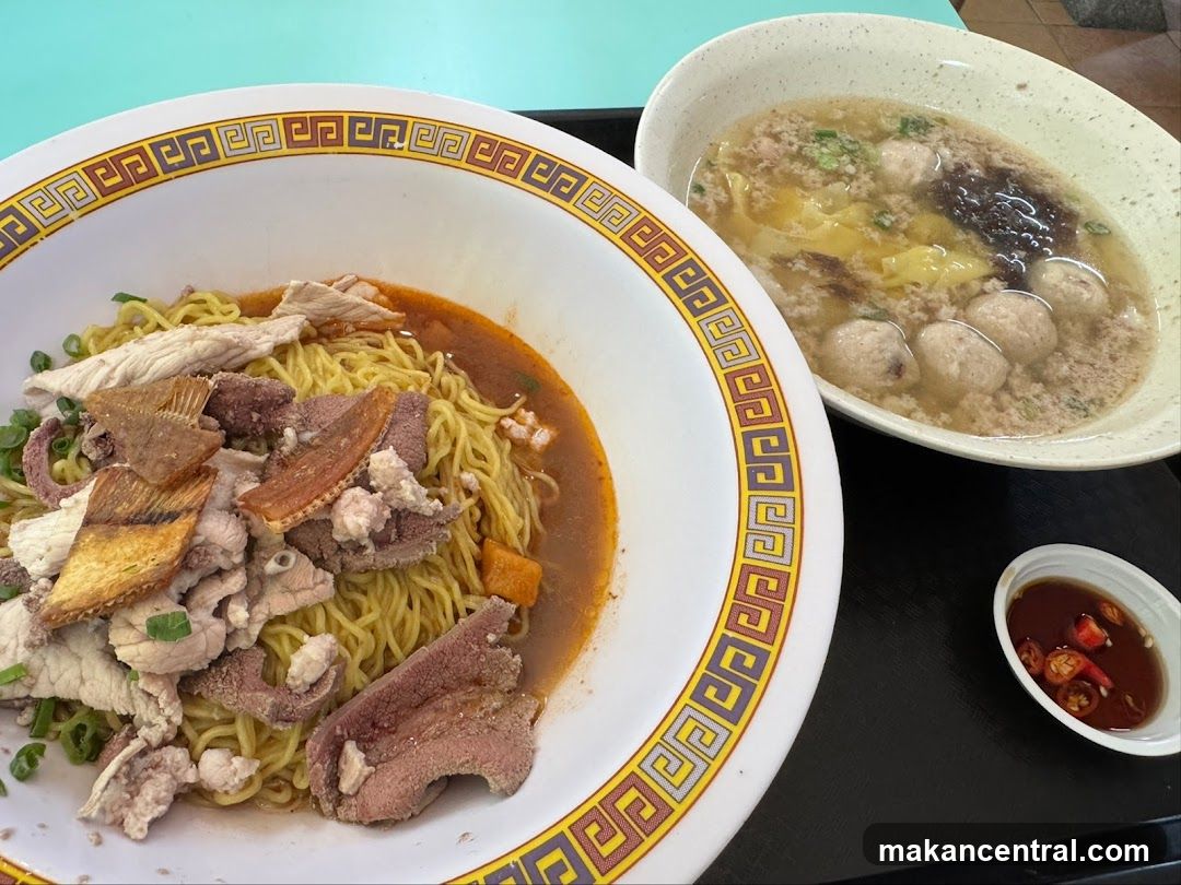 Food served at a eatery