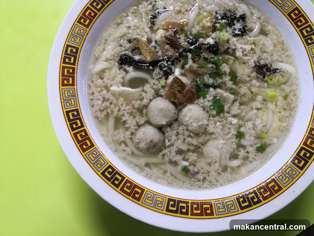 Noodle Soup in Bowl