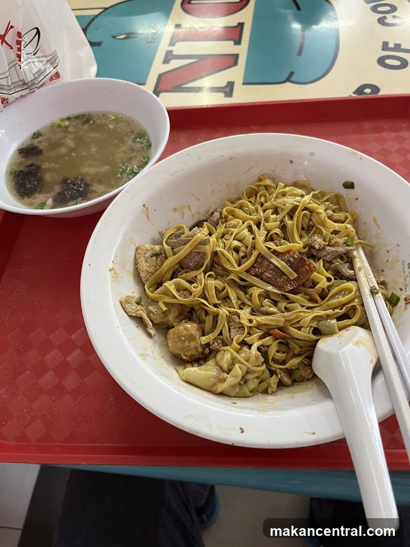 Food on a tray