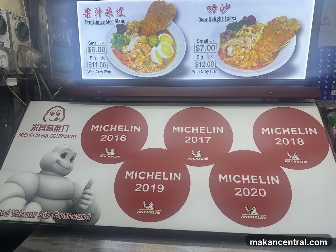 Michelin Bib Gourmand Awards Display