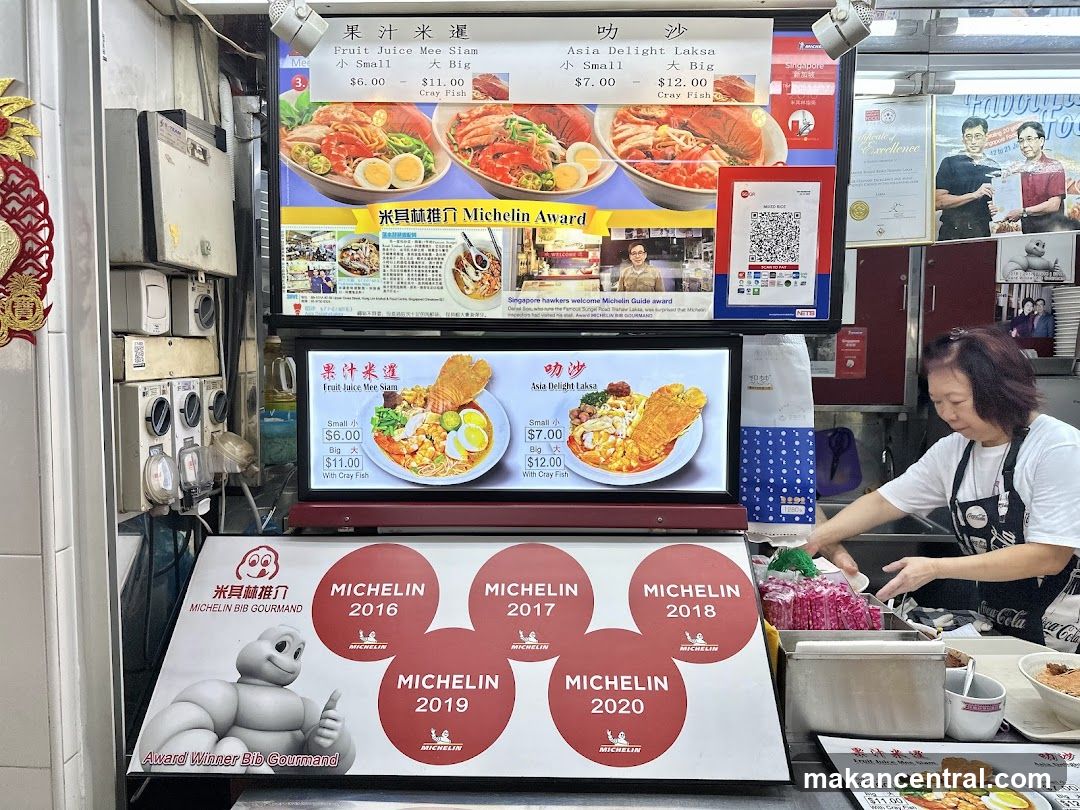 Bib Gourmand stall interior