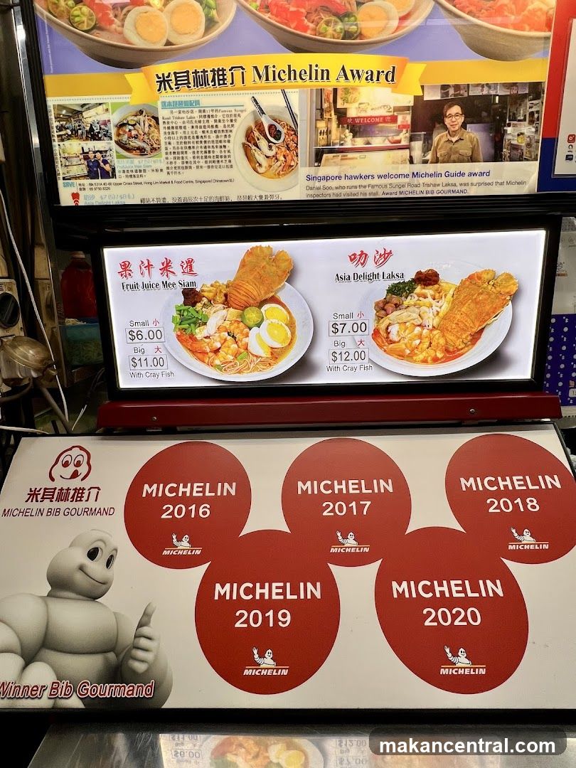 Michelin Award Display