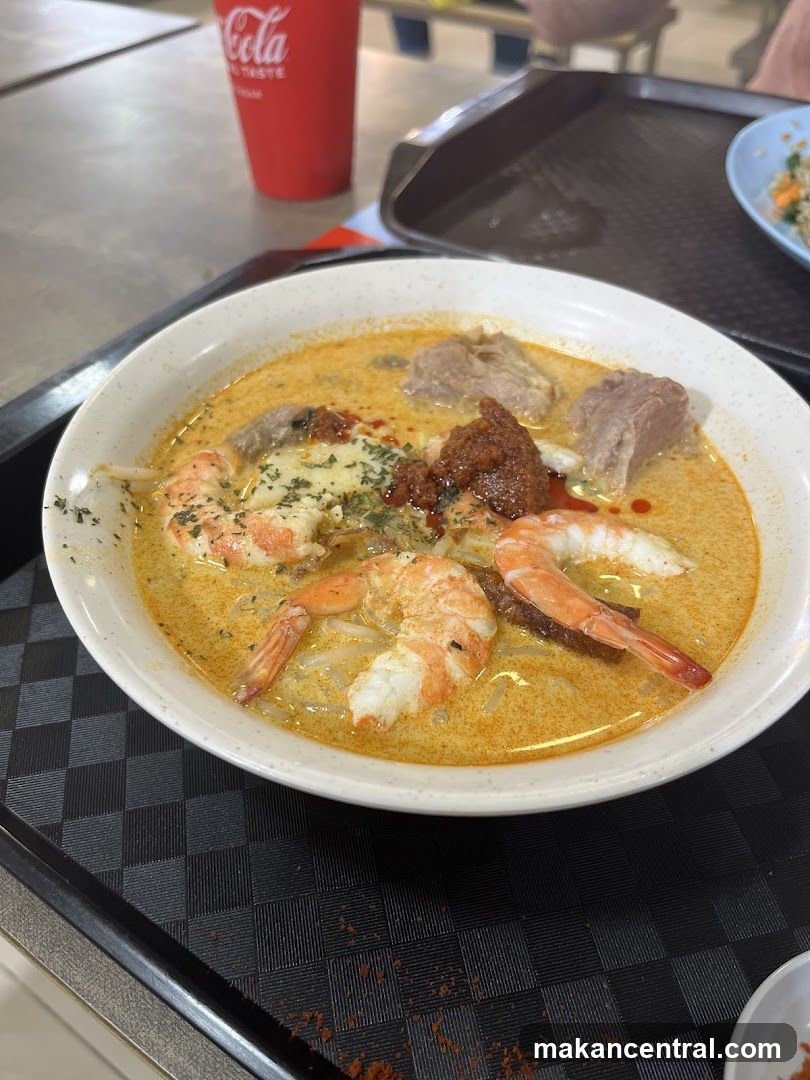 Food in dining area