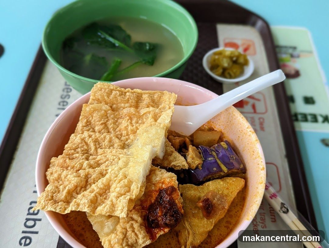 Food served on tray