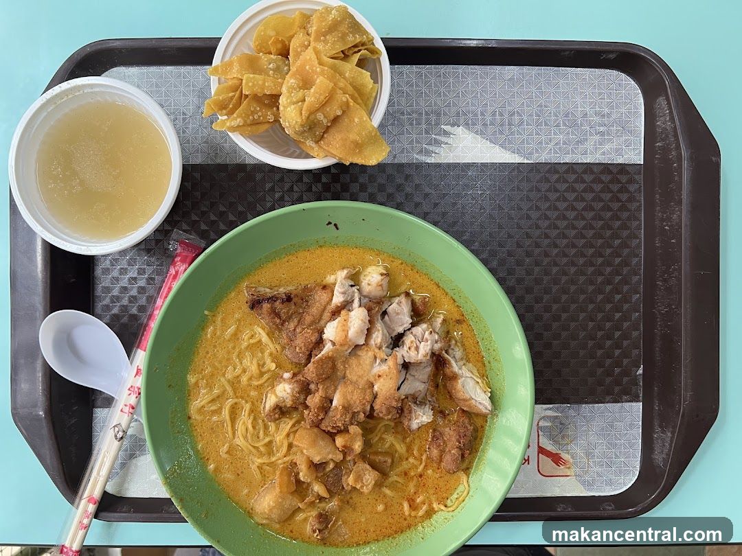 Food served on a tray