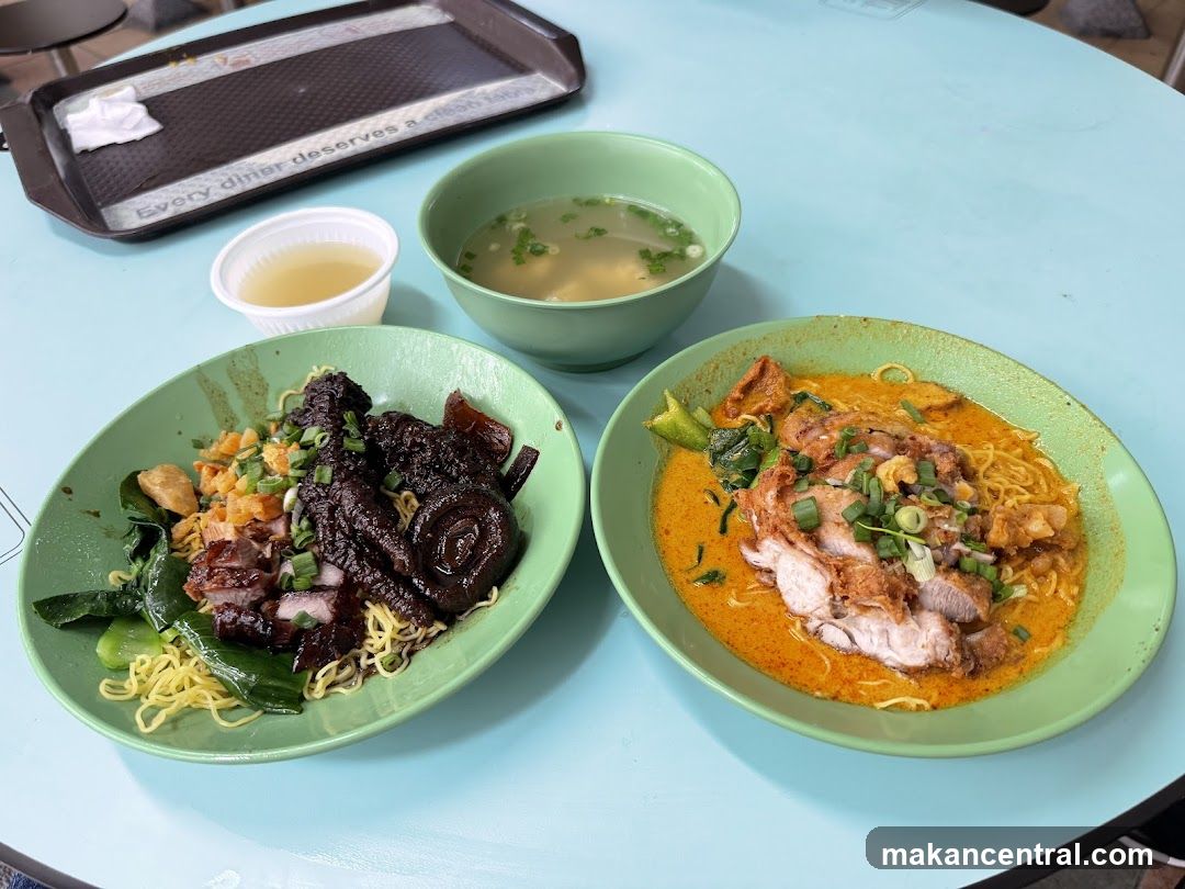 Food served at a dining table