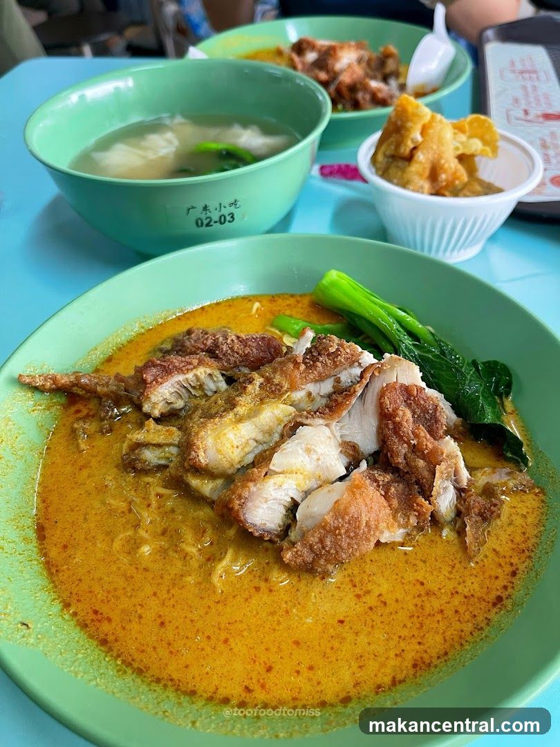 Food at a eatery
