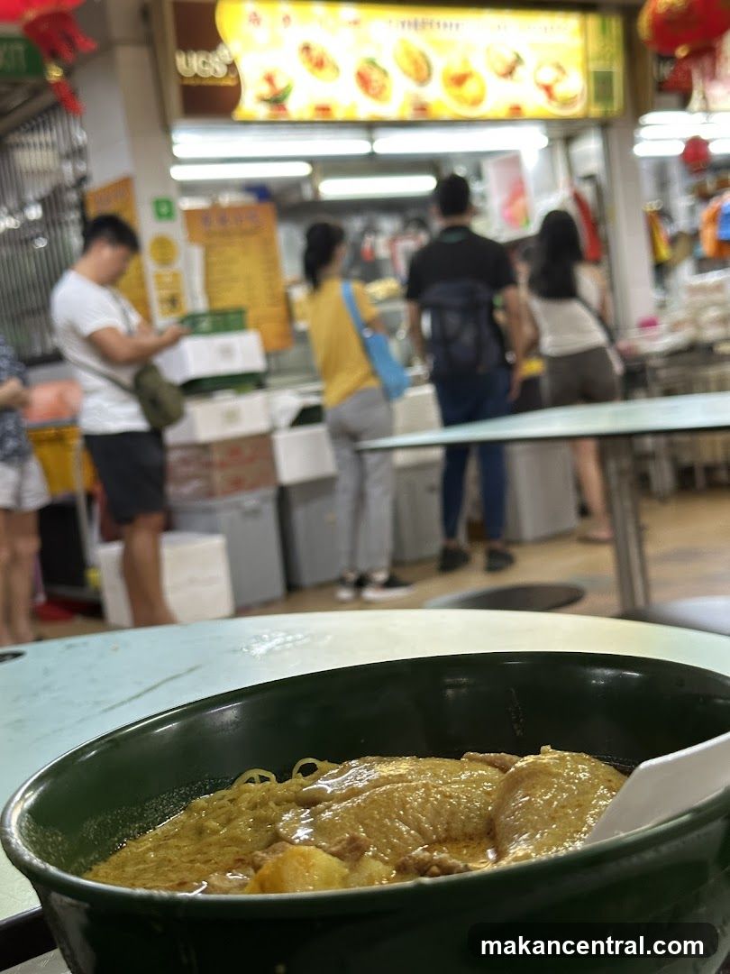 Food stall interior