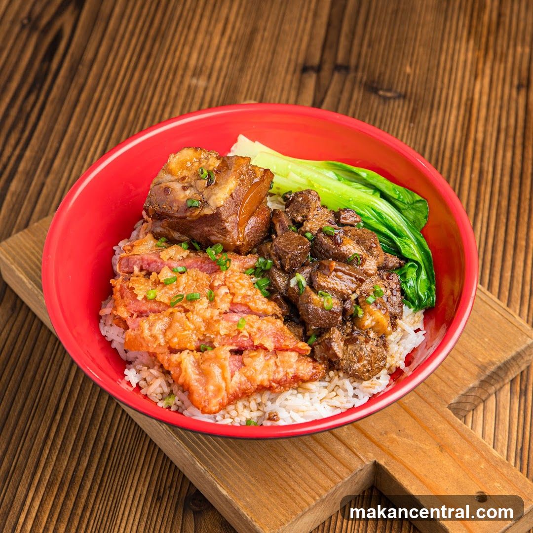 Rice Bowl with Meat and Vegetables