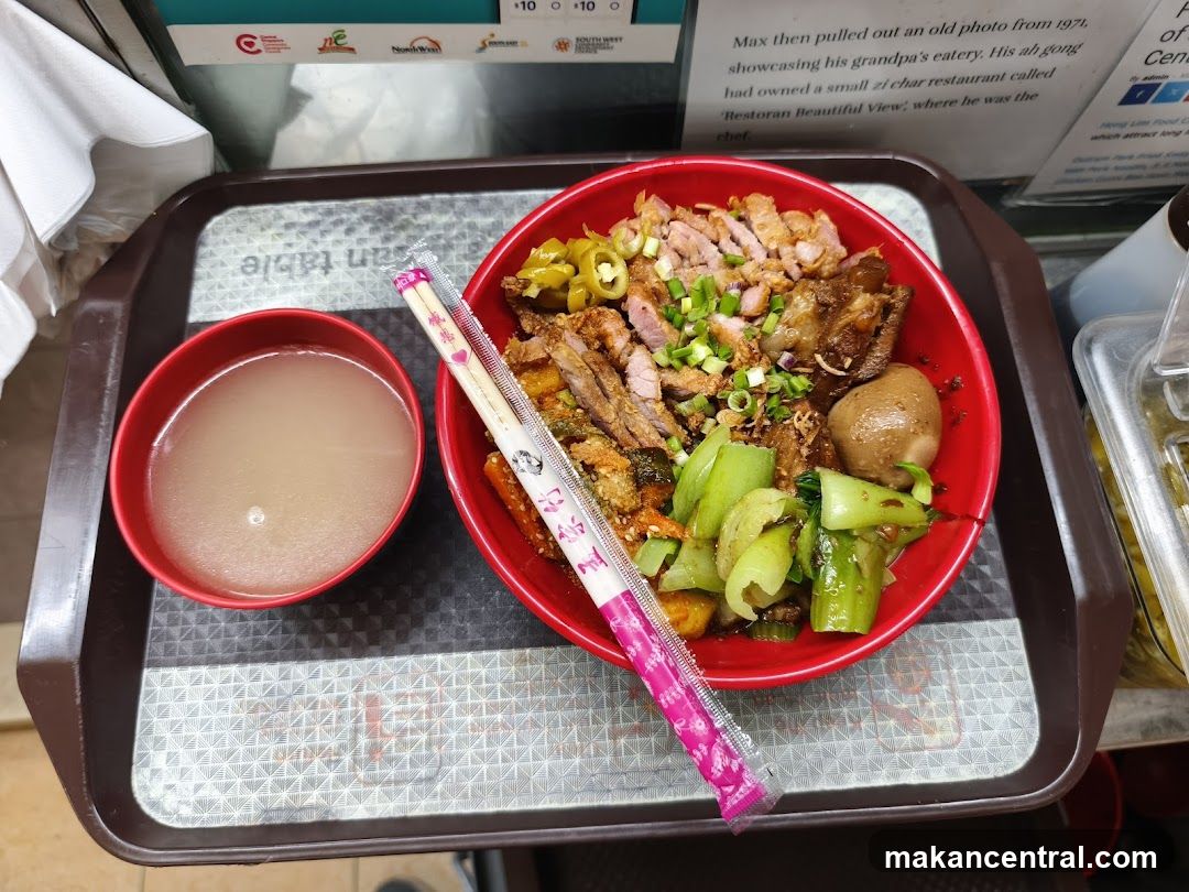 Food served on tray