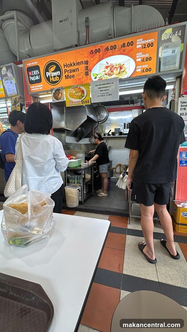Prawn Hub Food Stall Interior