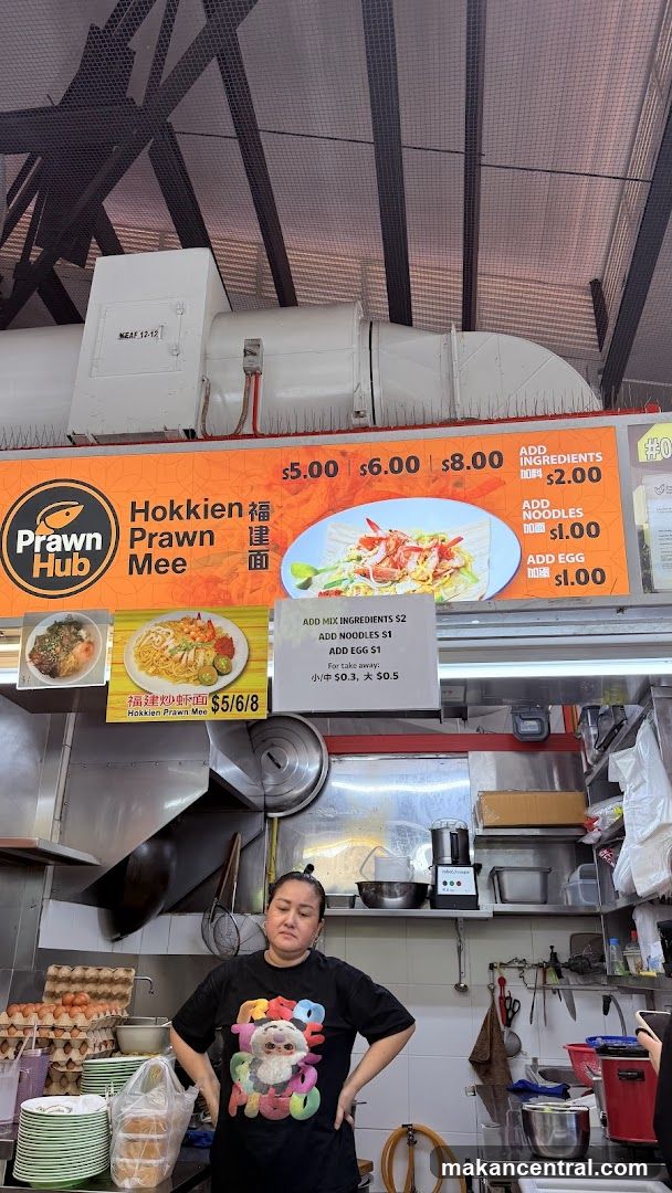 Prawn Hub stall interior