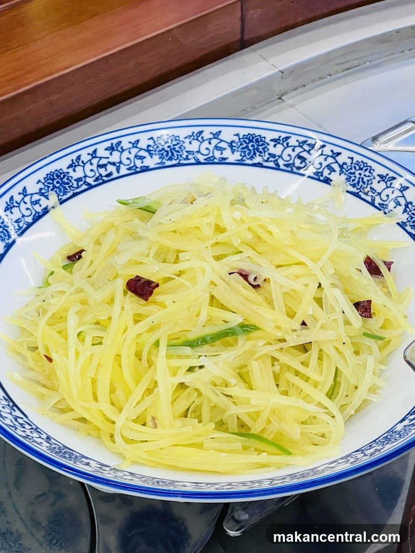 Plate of Stir-Fried Potatoes