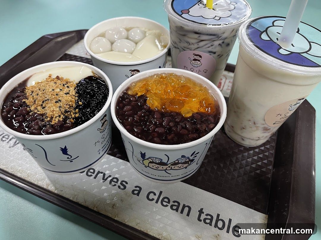 Food Items on Tray