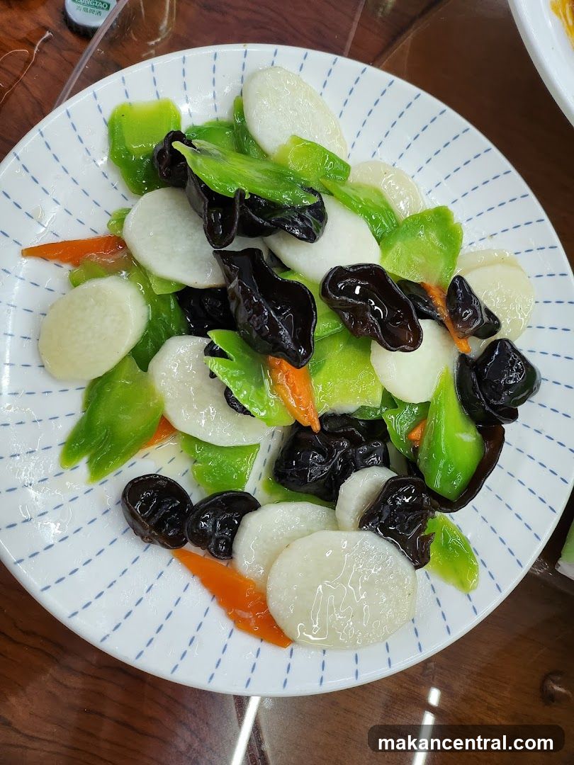 Plate of Stir-Fried Vegetables