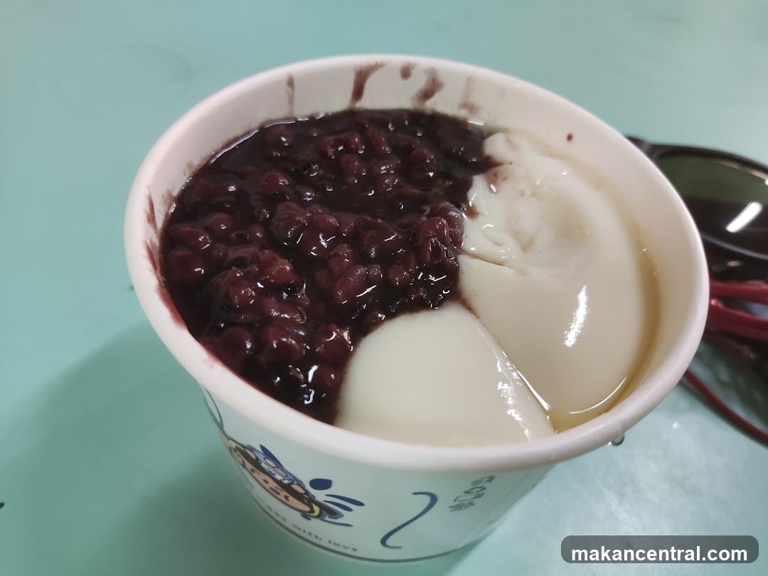 Bowl of Red Bean and Tapioca Dessert