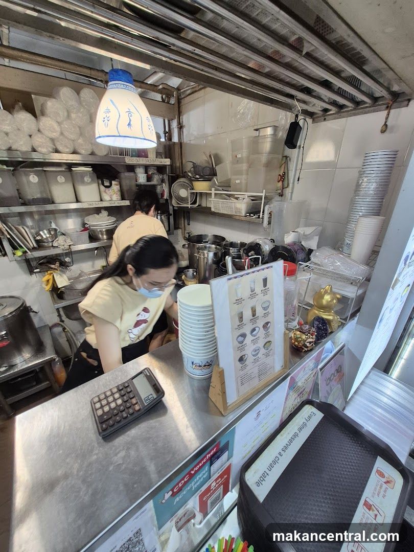 Interior of a food stall