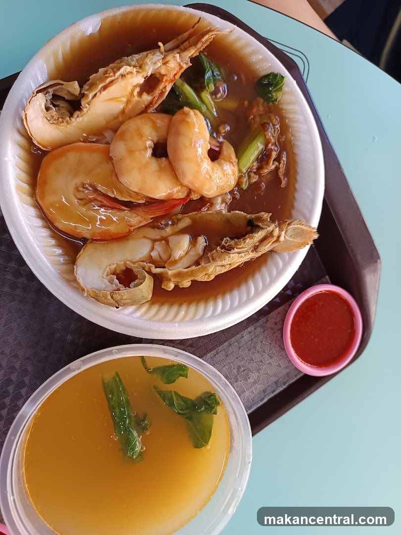 Food served on tray
