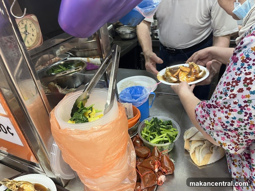 Food stall interior