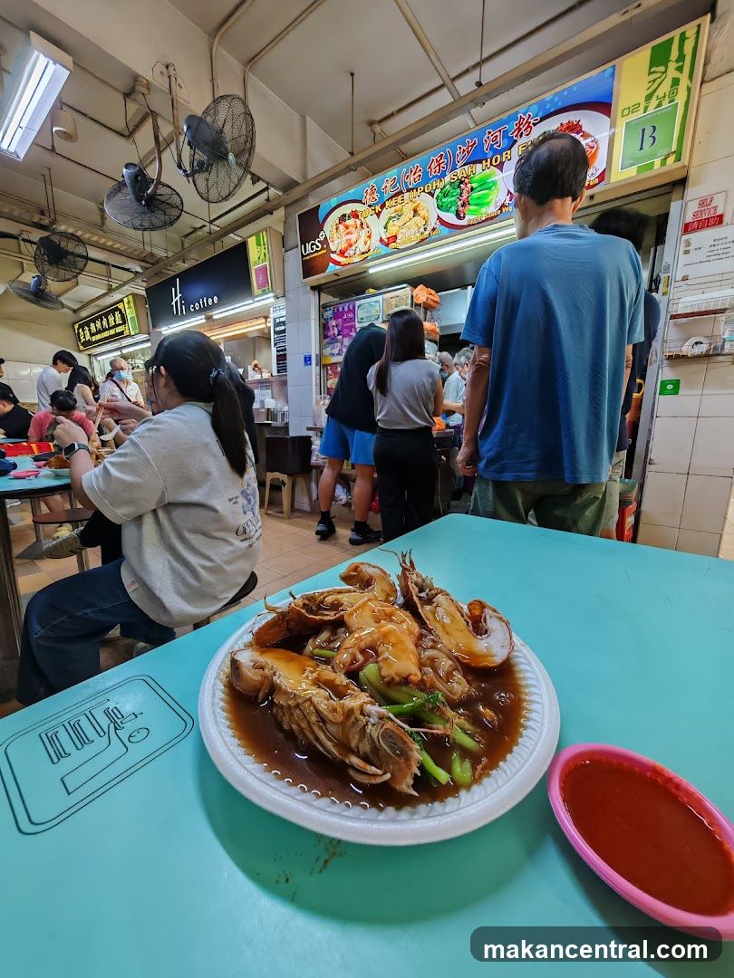 Food stall interior